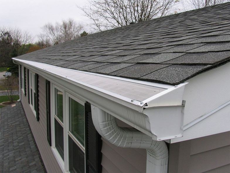 GutterDome Protected Gutters